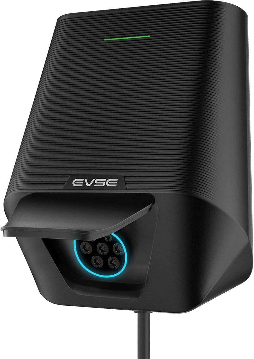 Wallbox 7KW laadstation - 32A enkel fase - type 2 aansluiting - geschikt voor 99% elektrische voertuigen - ShopVlot