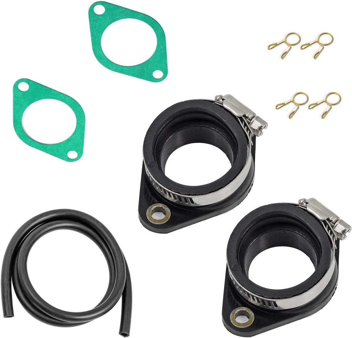 Carb Intake Manifold Boots Set - 2 Stuks voor Honda CL350 CB350 1968-1973 - Inclusief Oliepijp Kit - ShopVlot