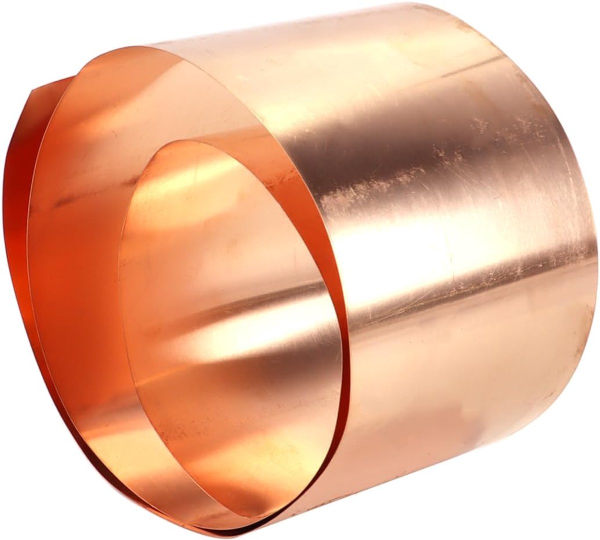Kopertape op rol, koperplaat 1000 x 100 x 0,3 mm, geschikt voor diverse doe-het-zelfprojecten en reparaties aan huis