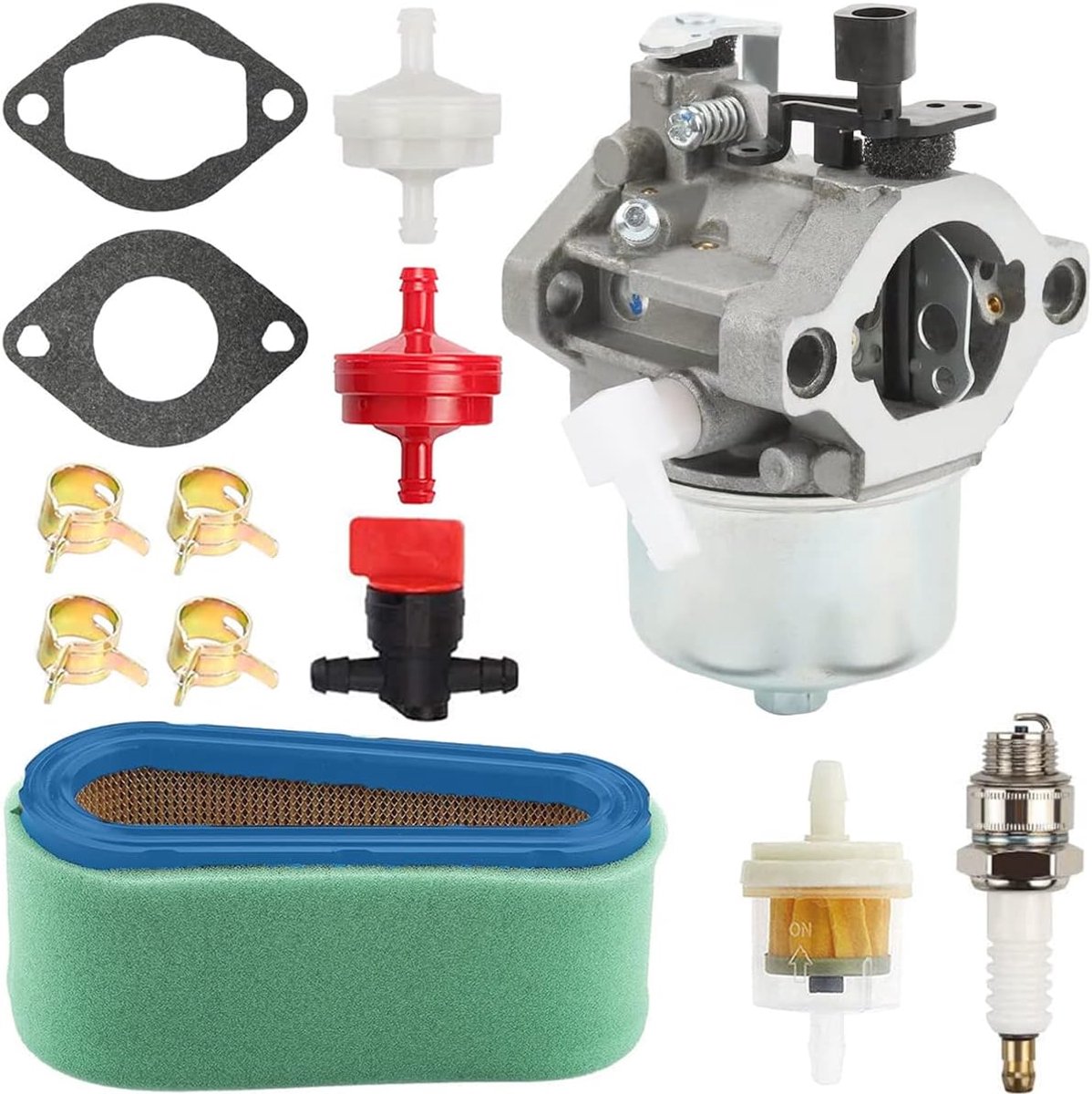 699831 694941 Carburateur Vervanging voor Briggs & Stratton 283702 283707 284702 284707 284777 Motor Trimmer Tractor, met Luchtfilter Brandstoffilter Pakkingen