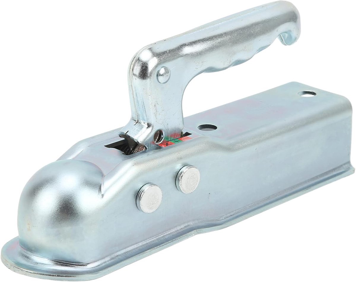 Trekhaak met rechte tong, 50 mm trekhaak, kogelkoppeling, duurzame, schokbestendige aanhanger voor 50 mm vierkante buis