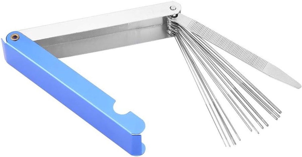 File Tip Cleaners - Oxy-Acetylene Tip Cleaner Set 13 in 1 RVS Lassen Torch Nozzle Tip Cleaner met Opbergdoos voor Motorfiets Carburateur Jet Gas Lassen Nozzle Clean