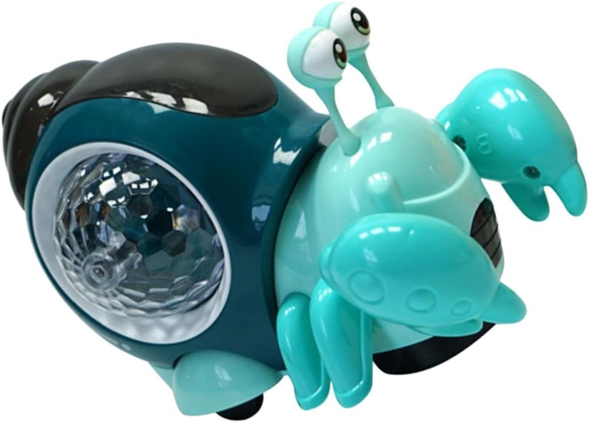 Interactieve Baby Krab - Kruip Speelgoed - Baby Ontwikkeling - Obstakel Ontwijkend - 15x9cm - Groen