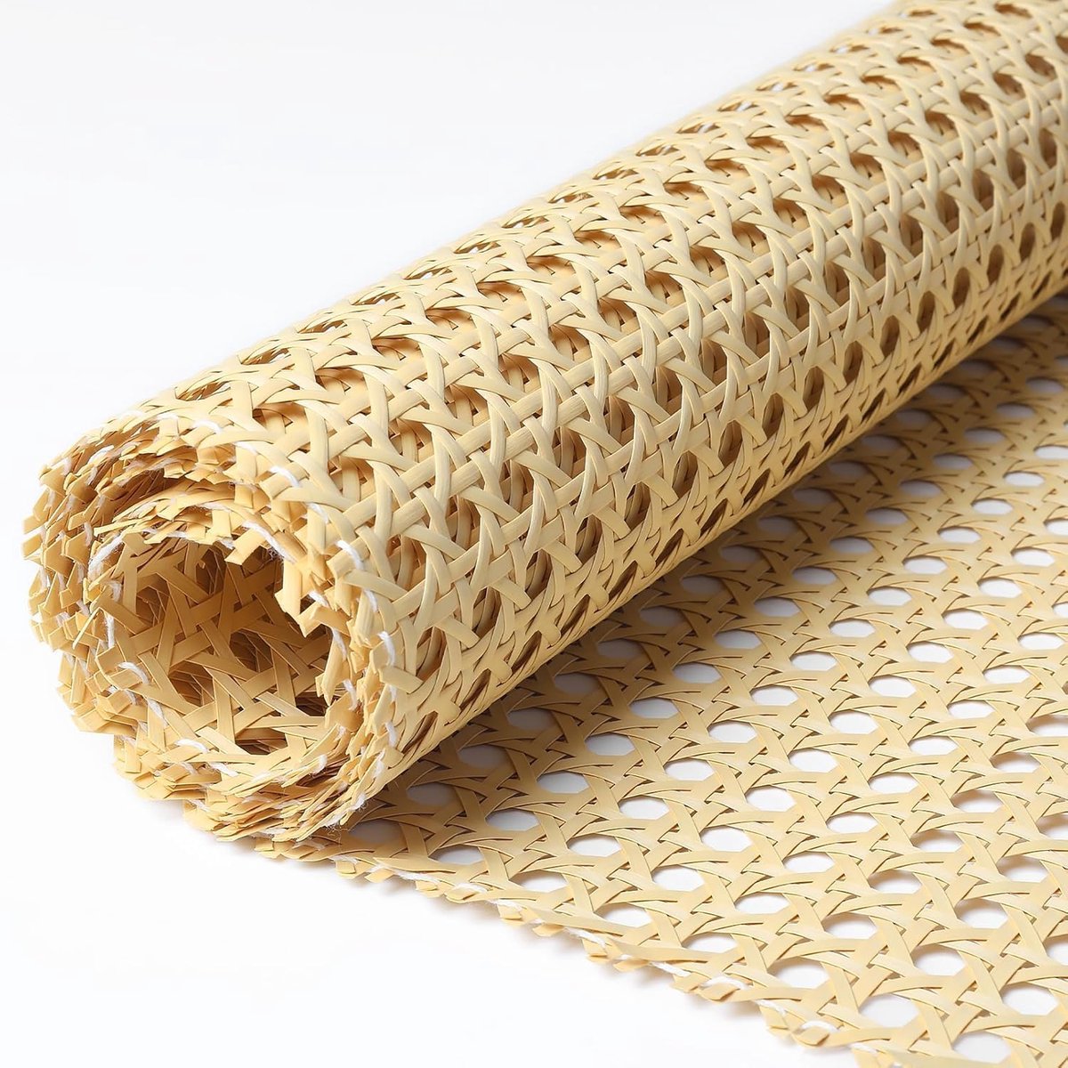 35 x 200 cm Natuurlijk rotan weefsel, voor Caning projecten Rotan gaas weefsel voor meubels, stoelen, kasten