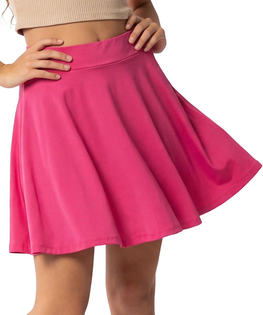 Modieuze plissérok met binnenshorts voor school, vrije tijd en feest