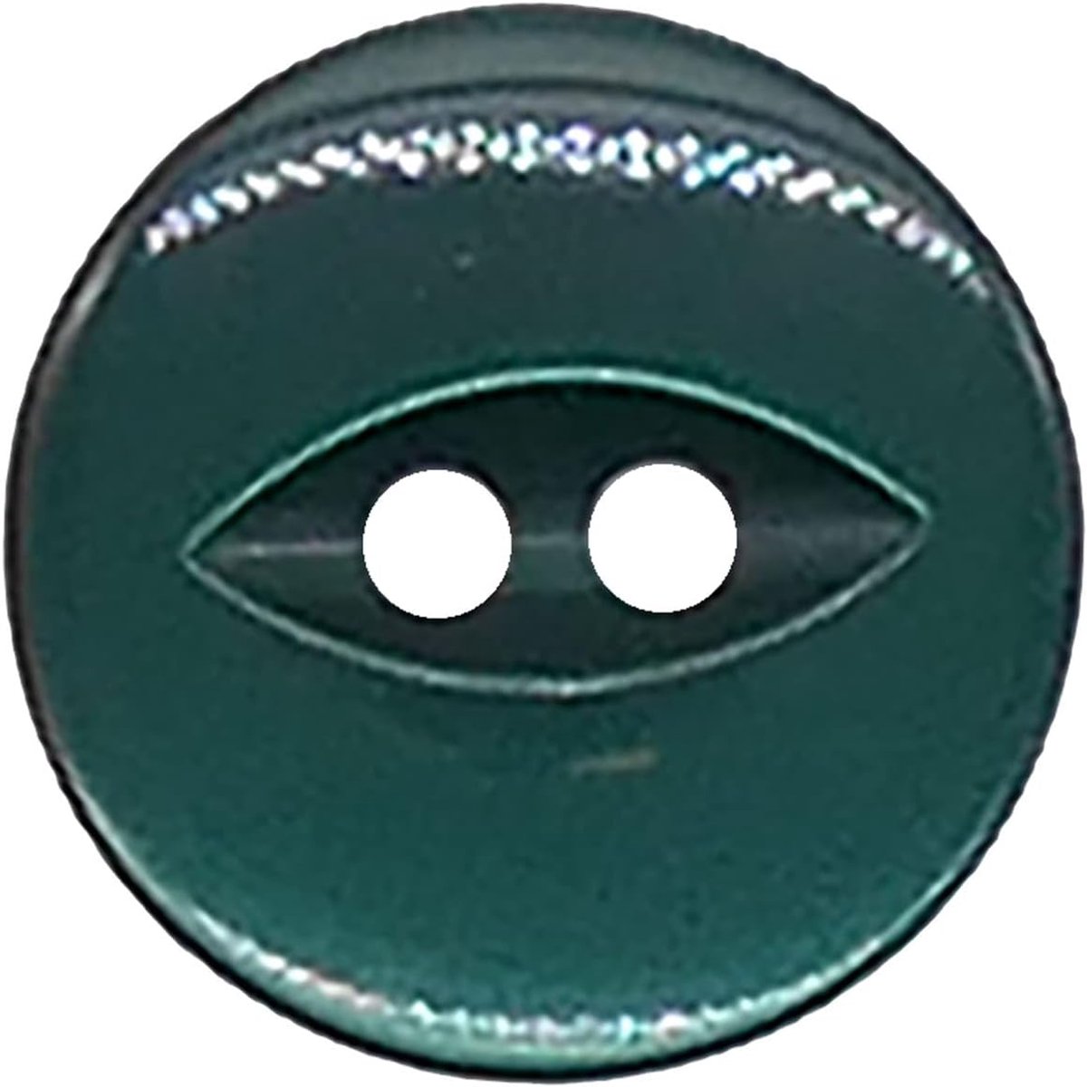20 Pack Ronde Acryl Fish Eye Knoppen, Baby Knoppen, Naaien, Breien Knoppen - Donkergroen 16mm/26 Lignes