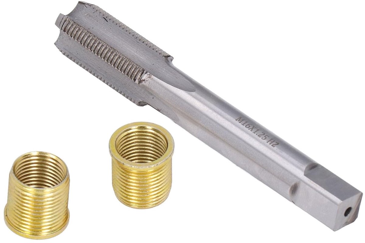 Draad Reparatie Tools M14 X 1.25 Bout en M16 X 1.25 Tap Benzinemotor Bougie Schroefdraad Gat Reparatie Kit
