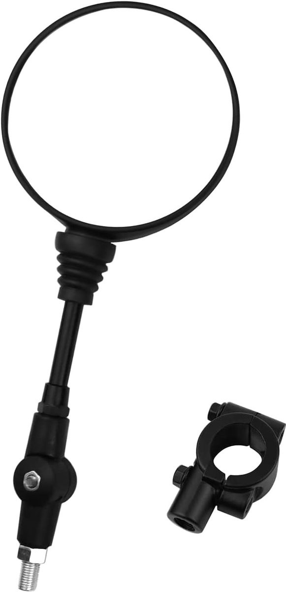achteruitkijkspiegel voor motorfiets, 7/8 inch, 22 mm, universele spiegel, achteruitkijkspiegel van aluminium, opvouwbaar, universele achteruitkijkspiegel, links/rechts