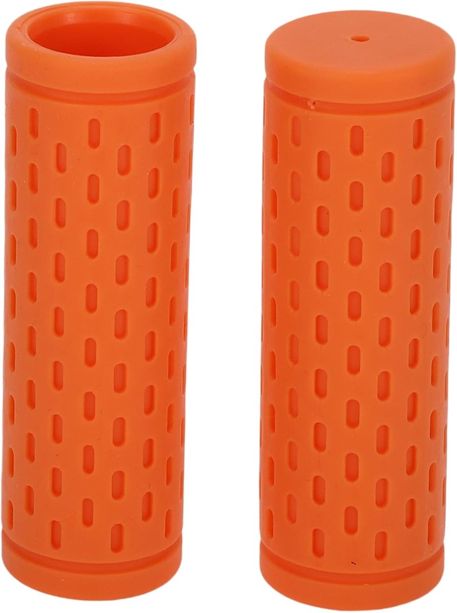 Covers 90 mm lang lichtgewicht | Fiets End Grips Protector Oranje 1 Paar