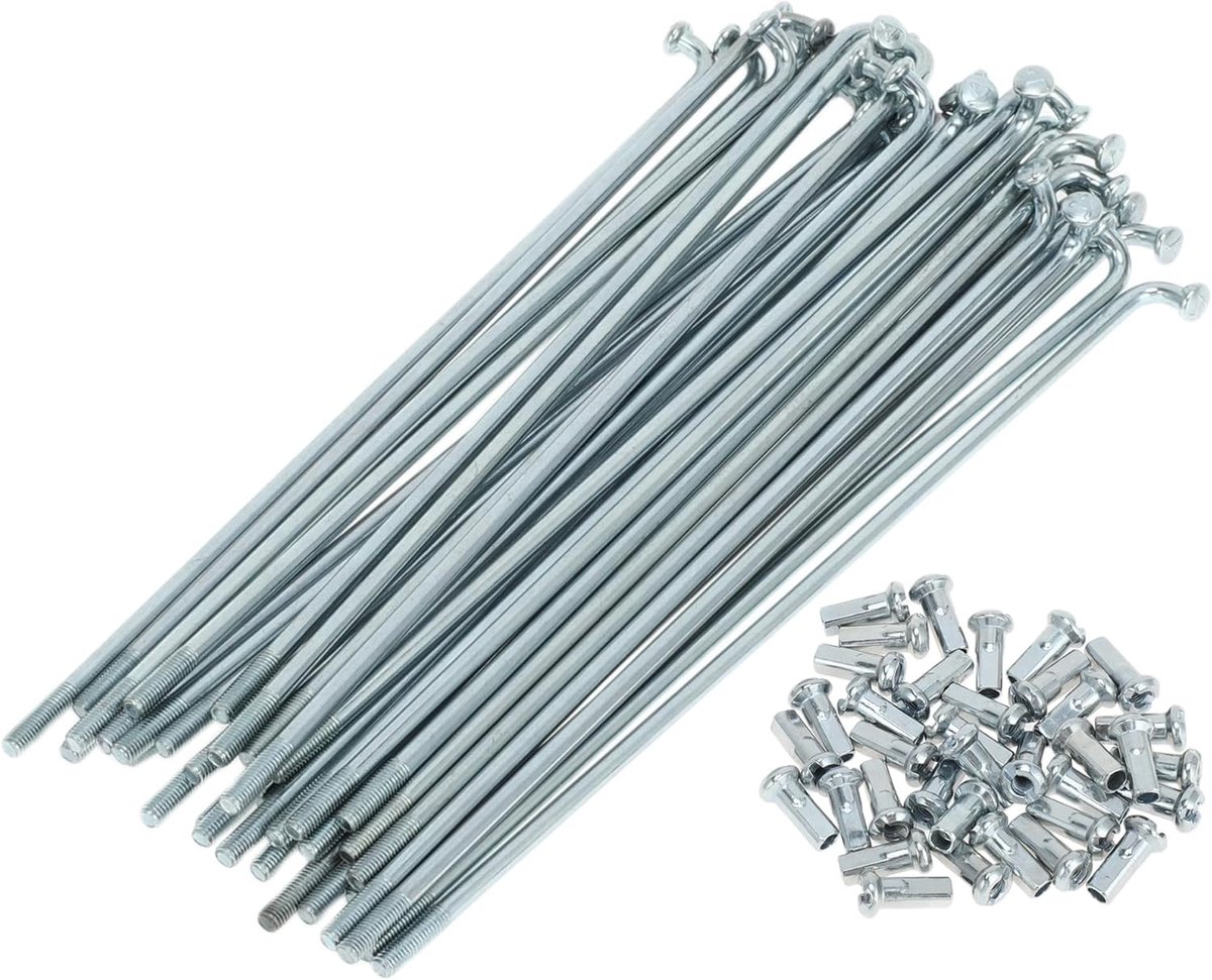 fietsspak-set, 12G, , zilverkleurig, koolstofstaal, verzinkt