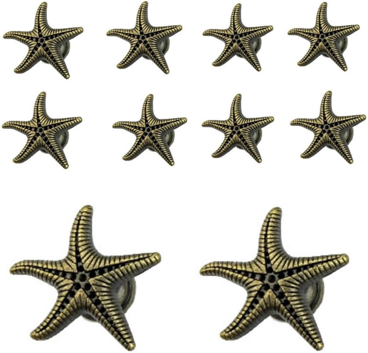 10 stuks antieke zinklegering lade handgrepen trekt, vintage kast kledingkast hardware voor nachtkastjes en wijn eenheden - traditionele Europese stijl (vintage)