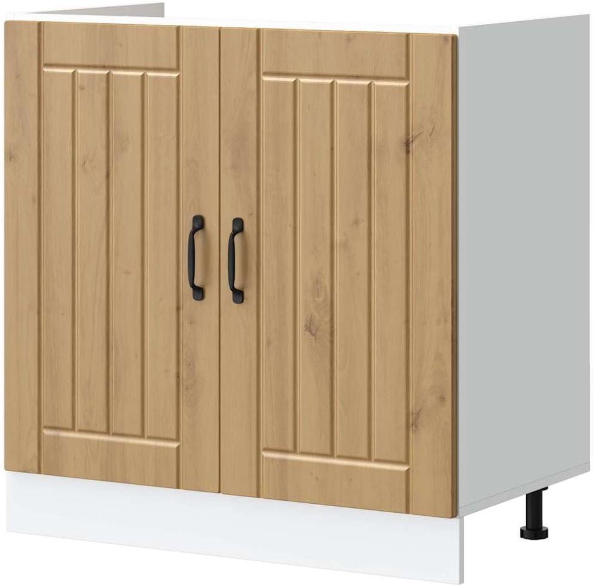 Onderkast Keukenkast - Voorraadkast Dressoir - Keuken Opbergen - Duurzaam Houtmateriaal - 80x46x81.5 cm - Artisan-eiken