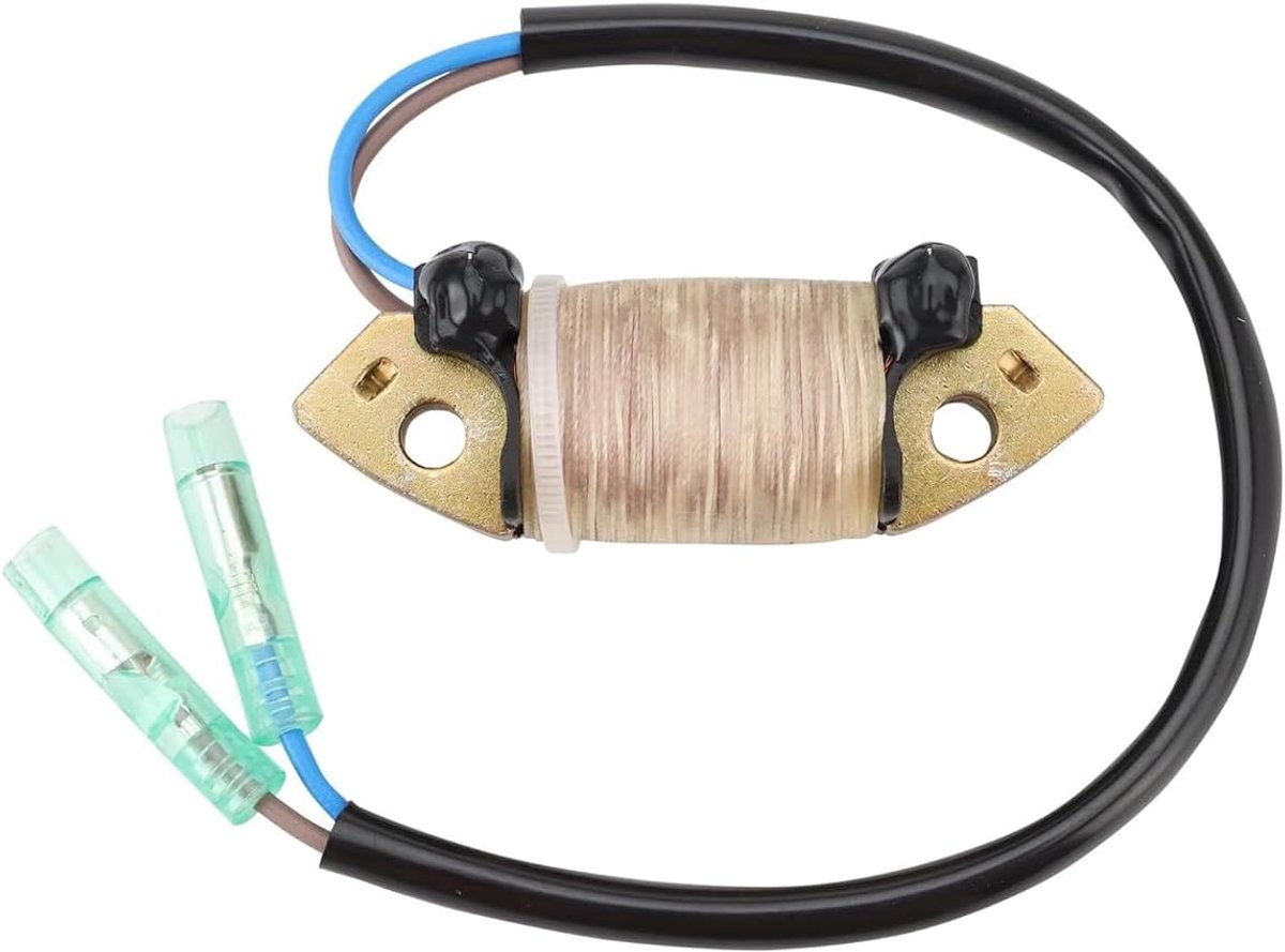Ontstekingsspoel 2-draads voor 4-takt 6HP 8HP 9.9HP buitenboordmotor - Hoogwaardige metalen laminering - SnelShoppen