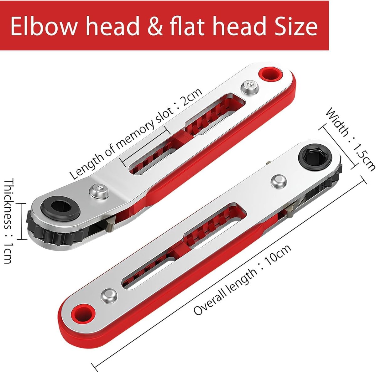 Mini ratelsleutel 1/4 inch - micro schroevendraaier - omkeerbaar - ideaal voor gadgets en apparaten - SnelShoppen