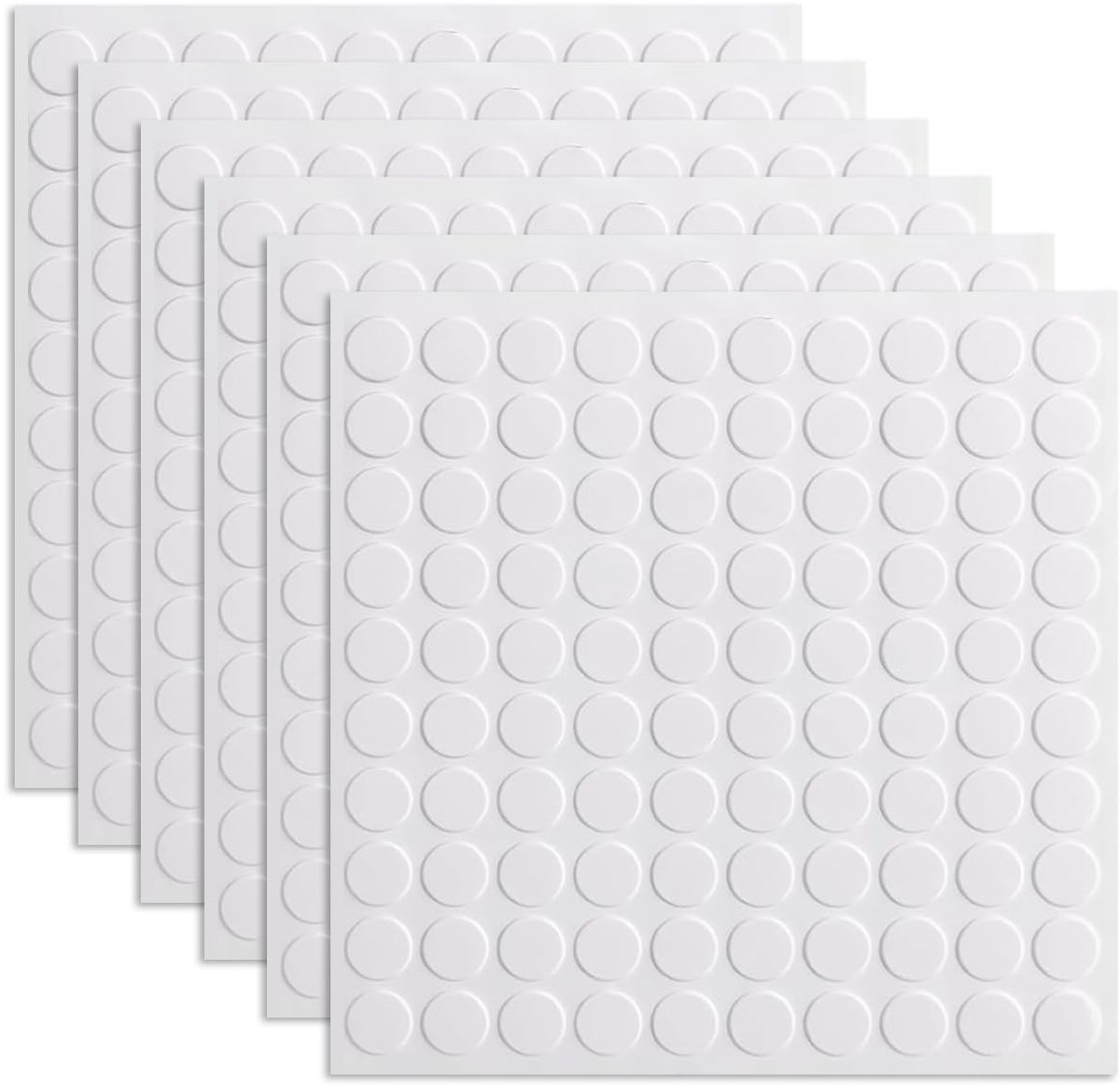 Dubbelzijdige kleefstippen 600 stuks - transparant 6mm - waterbestendig - ideaal voor decoraties - SnelShoppen
