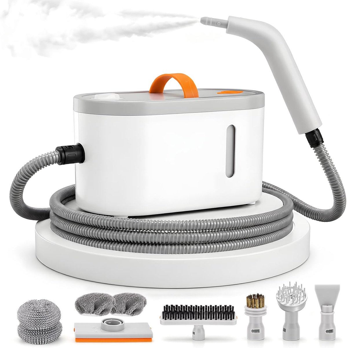 Stoomreiniger handapparaat 1500 W - 0,78 L tank - hoge druk stoom - perfect voor snelle schoonmaak - SnelShoppen