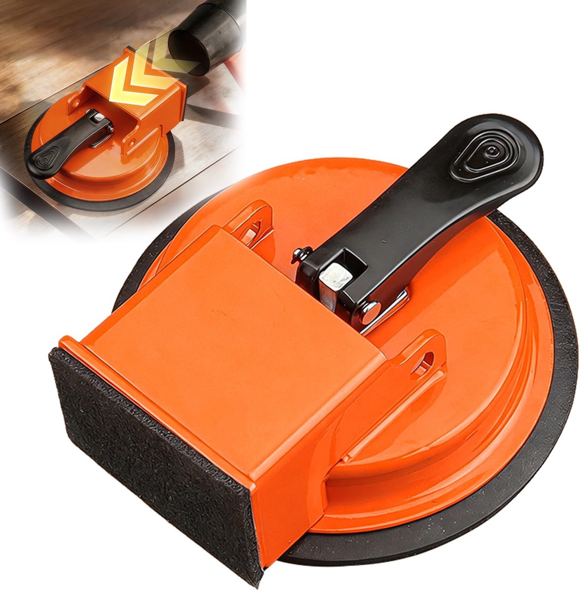 Leggereedschap laminaatvloeren - 12 cm rubberen zuignap - hamermechanisme - naadloze uitlijning - SnelShoppen