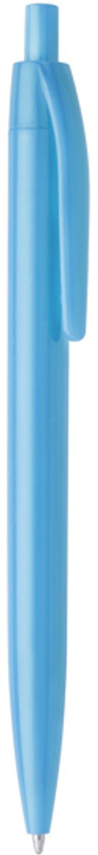 250 stuks voordeel pack Balpen van ABS Model STIX 8010 Licht Blauw / Blauwe inkt