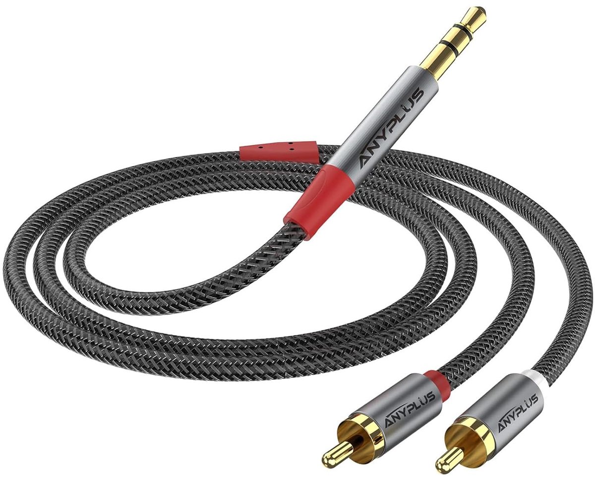 3.5mm naar 2 cinch kabel - dubbel afgeschermd - vergulde stekkers - optimale geluidskwaliteit - ShopVlot
