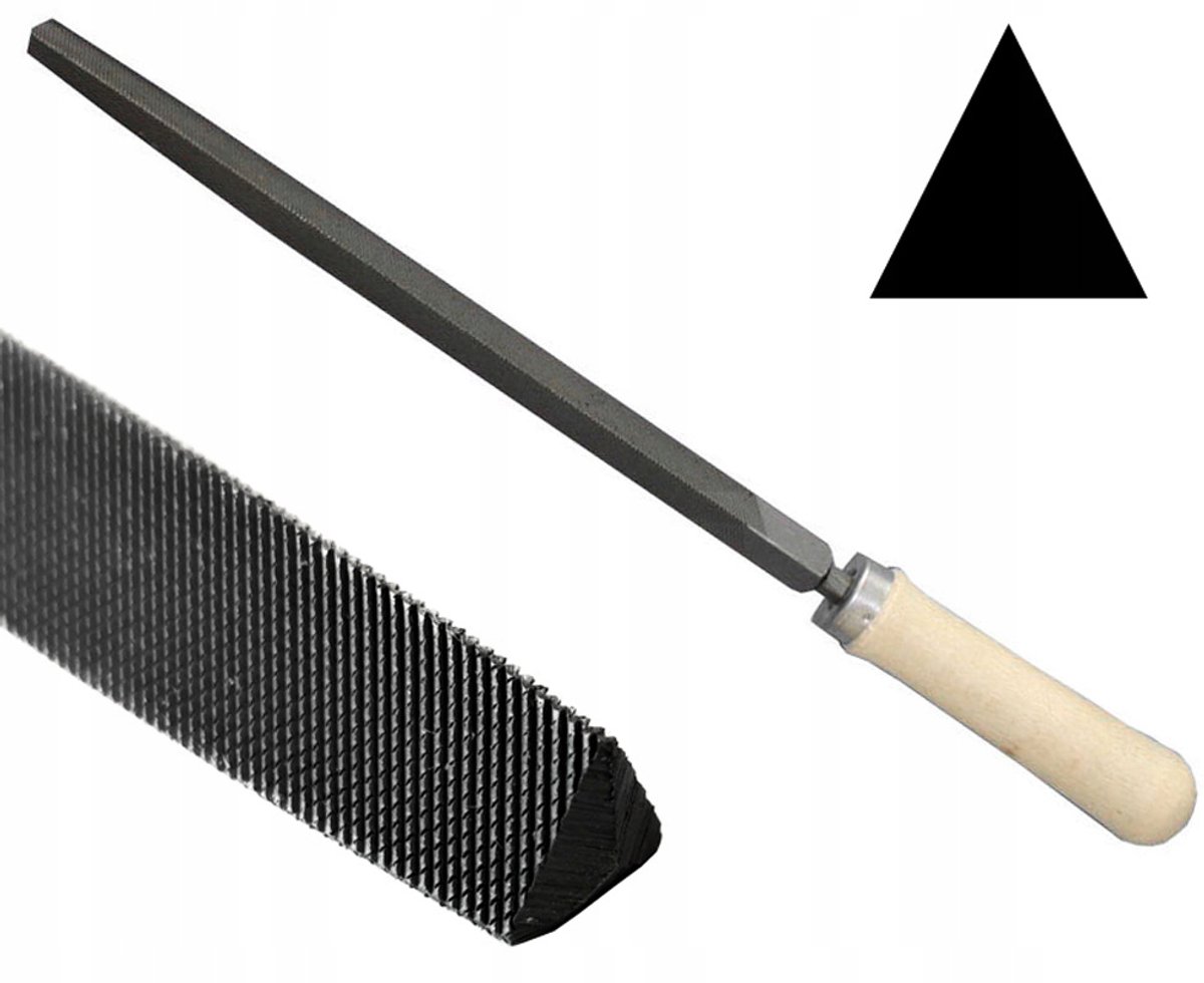 Driehoekvijl voor Metaal 200mm, Middelgrove Rasp (RPSe)