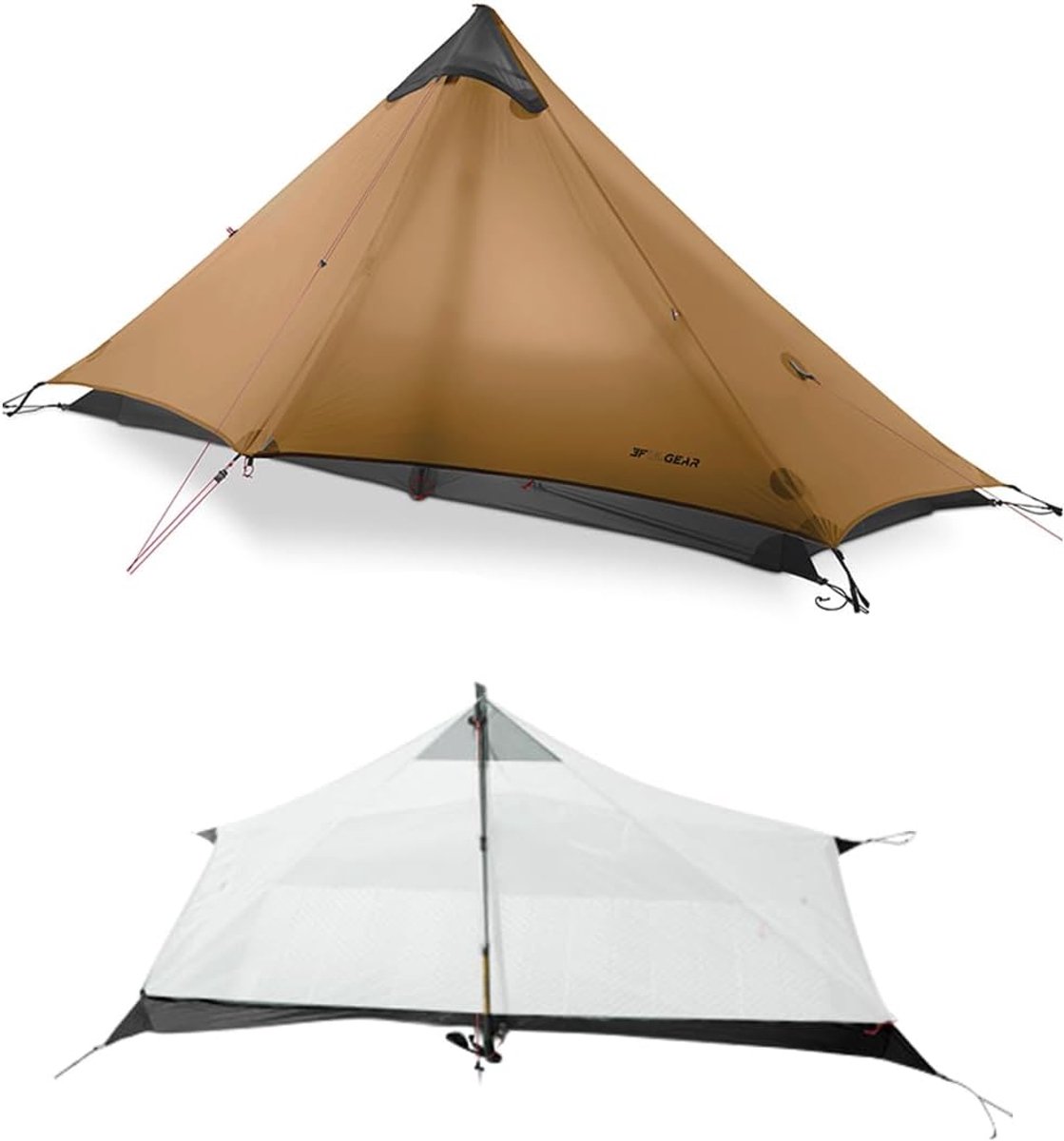 Tent 1 persoon - 15D waterdicht - poleloos ontwerp - ideaal voor backpacken - ShopVlot