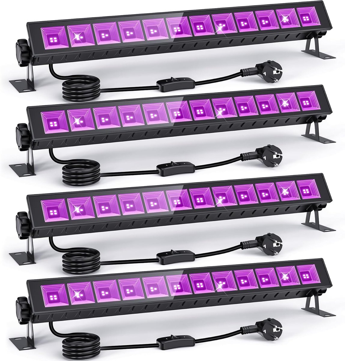UV LED Bar 45W - Zwartlicht - IP66 Waterdicht - Ideaal voor Glow Party - ShopVlot