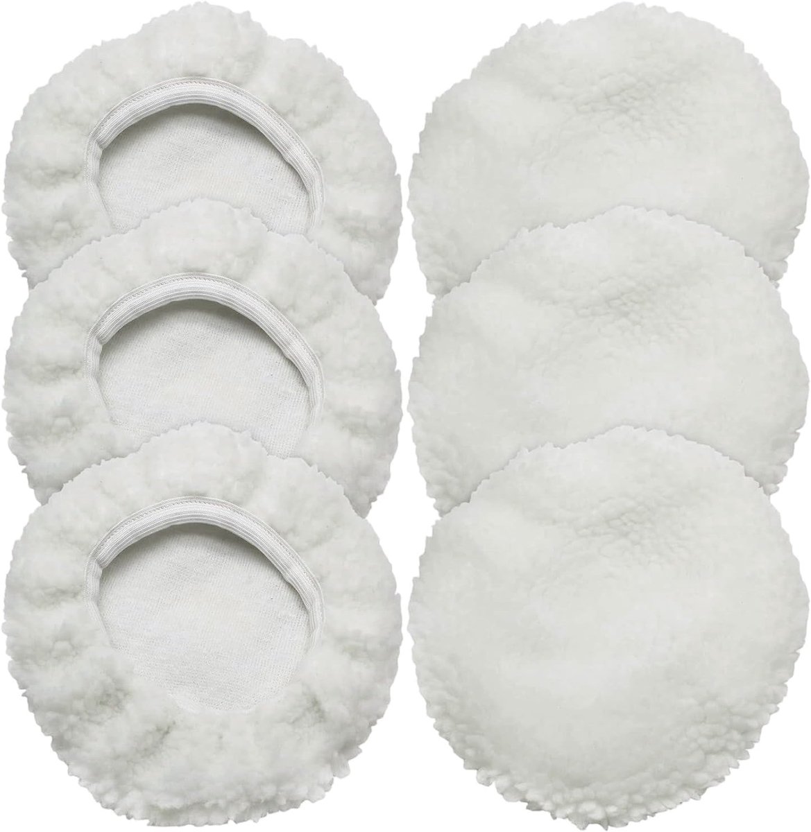 Polijstpads 9-10 inch - lamswol - streepvrij resultaat - voor auto onderhoud - ShopVlot