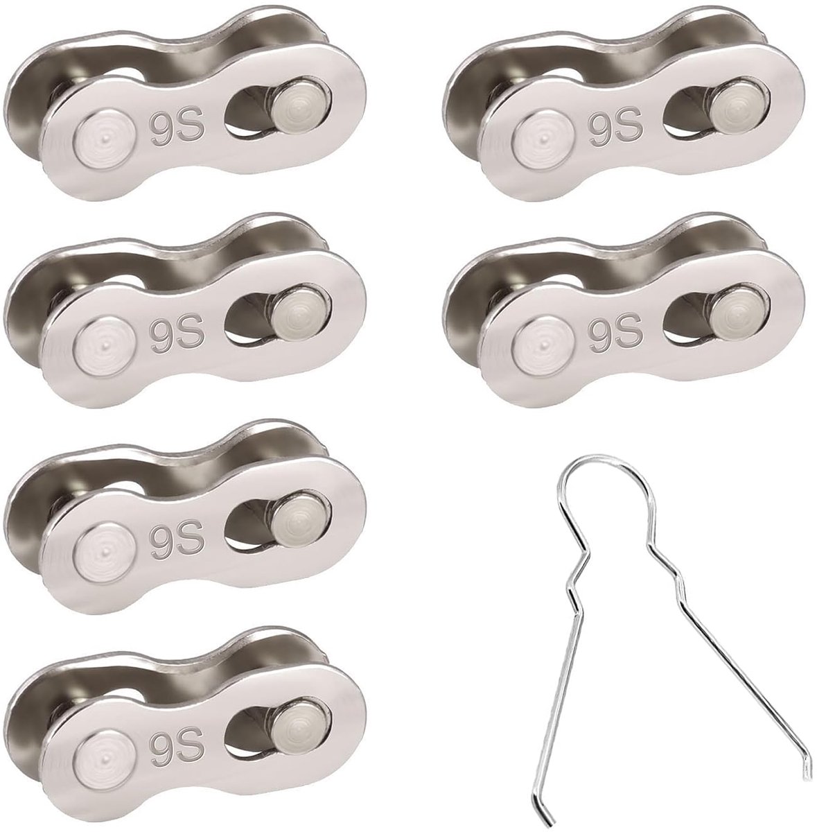 Fietskettingschakels 9-speed - Stalen sluitingsset - Snelle reparatie - Ideaal voor fietsers - ShopVlot