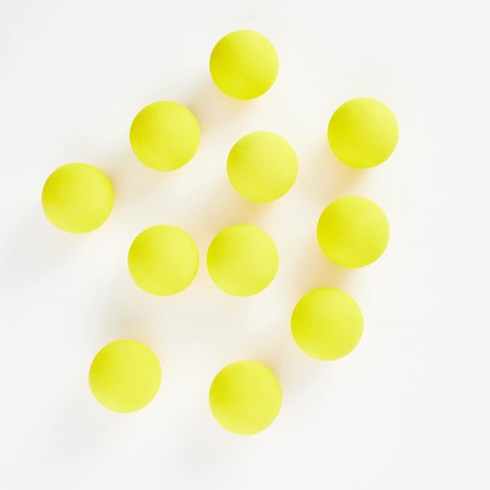 Golf Oefenballen - 32 Stuks - Foam & Kunststof Trainingsballen - Voor Binnen en Buiten - Inclusief Opbergnet van GOLF — afbeelding 2