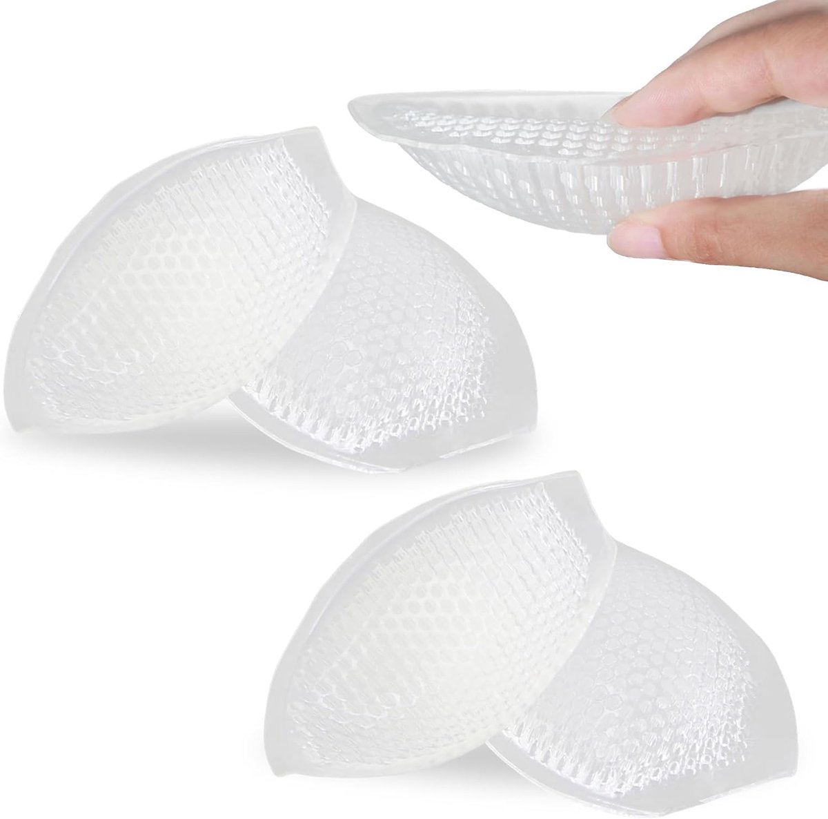 Siliconen Bh Padding 2 Paar - Verwijderbare Push-Up Cups - Ademend Materiaal - Perfect voor Bikinis en Zwemkleding - ShopVlot