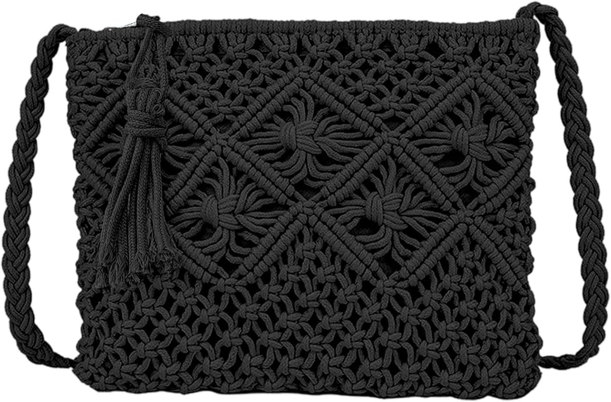 Crossbody tas voor vrouwen - handgemaakt - gevlochten ontwerp - perfect voor vakantie - ShopVlot