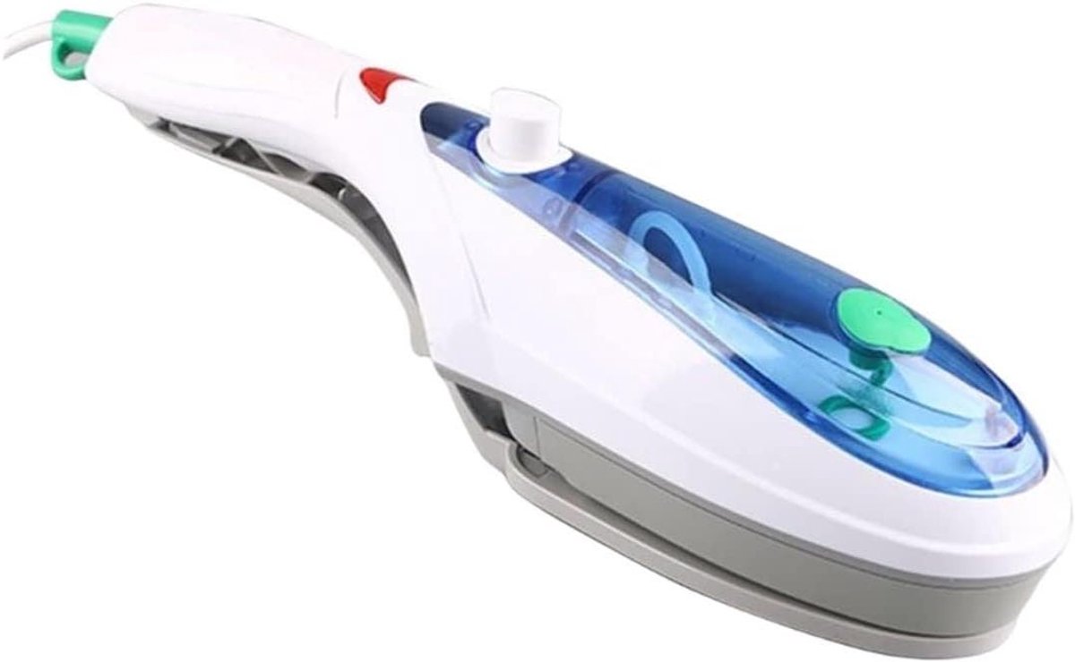 Kledingstomer Handheld - Stoomborstel Stoomstrijker - Kreukels Verwijderen - Continu Spray - 660 Gram - Wit