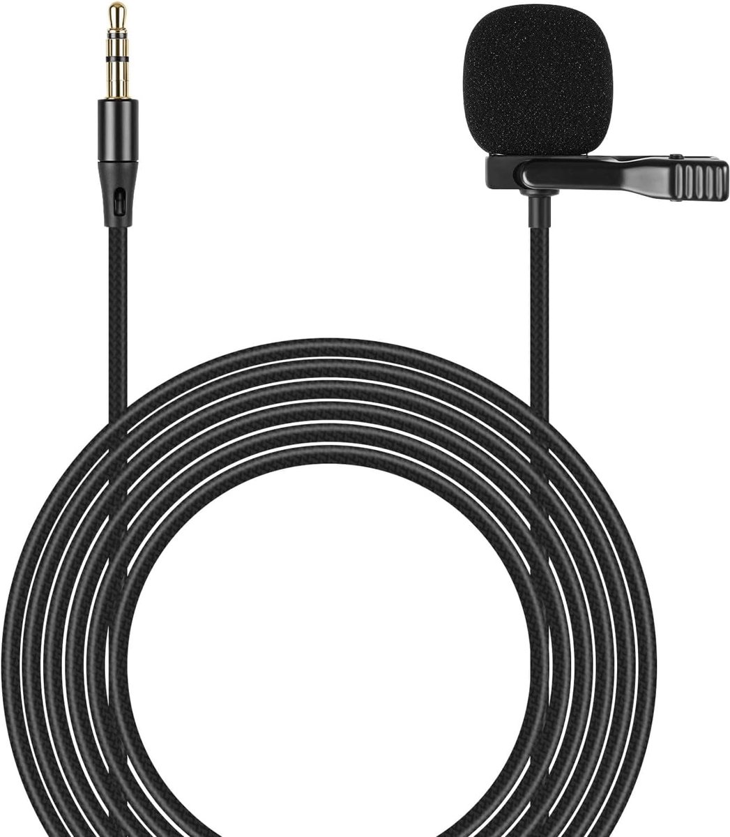 Draagbare 3,5 mm microfoon - handsfree gebruik - luidsprekermicrofoon - perfect voor opname - ShopVlot