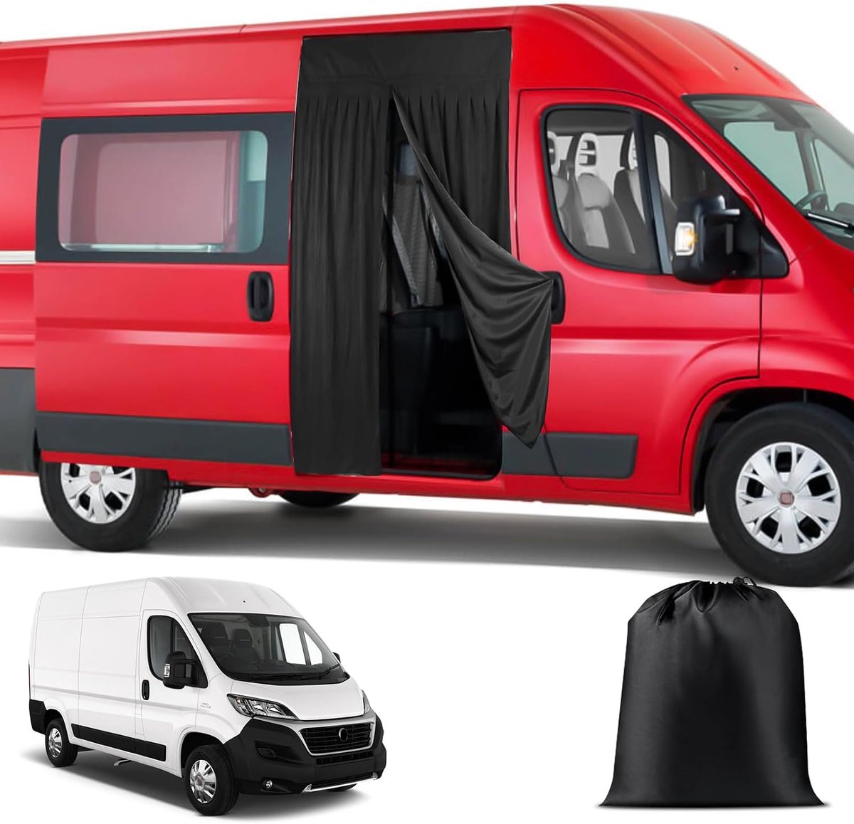 Insectenhor voor Fiat Ducato/Peugeot Boxer/Citroen Relay - Maat 211x25 cm - Magnetisch - Bescherming tegen insecten - ShopVlot