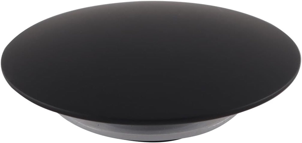 Afvoerplug 66 mm - Mat Zwart - Push Button Ontwerp - Eenvoudige vervanging voor wastafels - ShopVlot