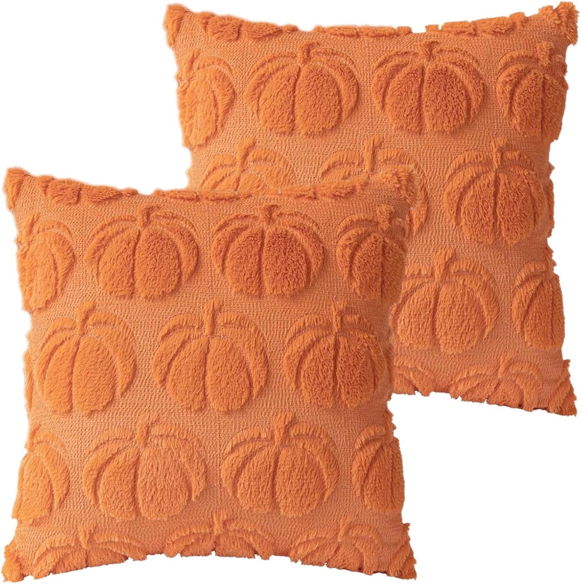 Kussenhoezen Pumpkin 45 x 45 cm - Herfst Kussens - Decoratief - Voor Sofa en Slaapkamer - ShopVlot