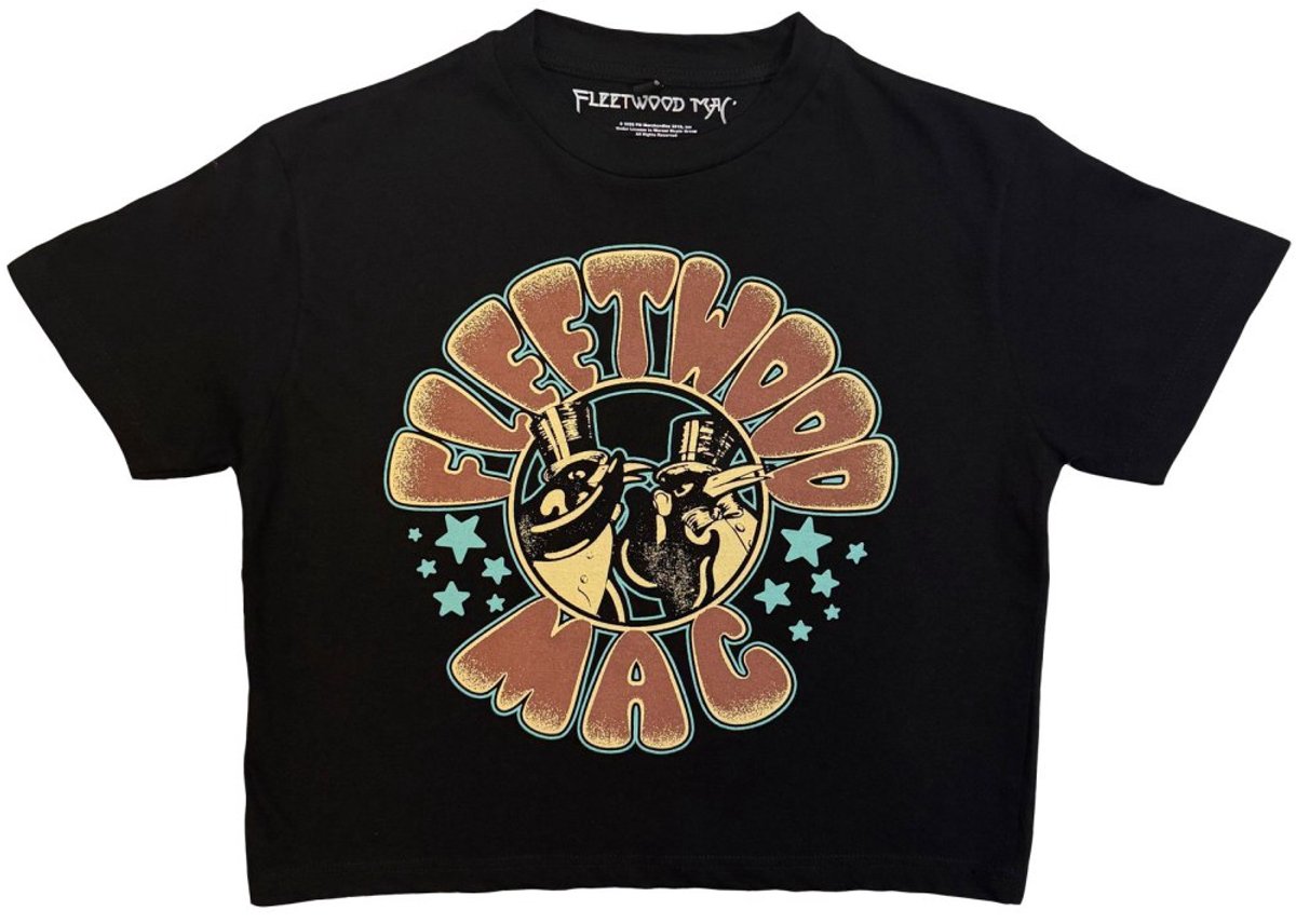 Fleetwood Mac - Stars & Penguins Crop top - L - Zwart