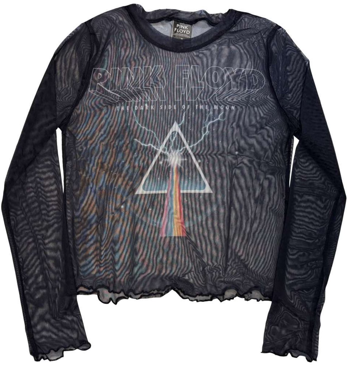 Pink Floyd - Lightning Prism Crop top - M - Blauw