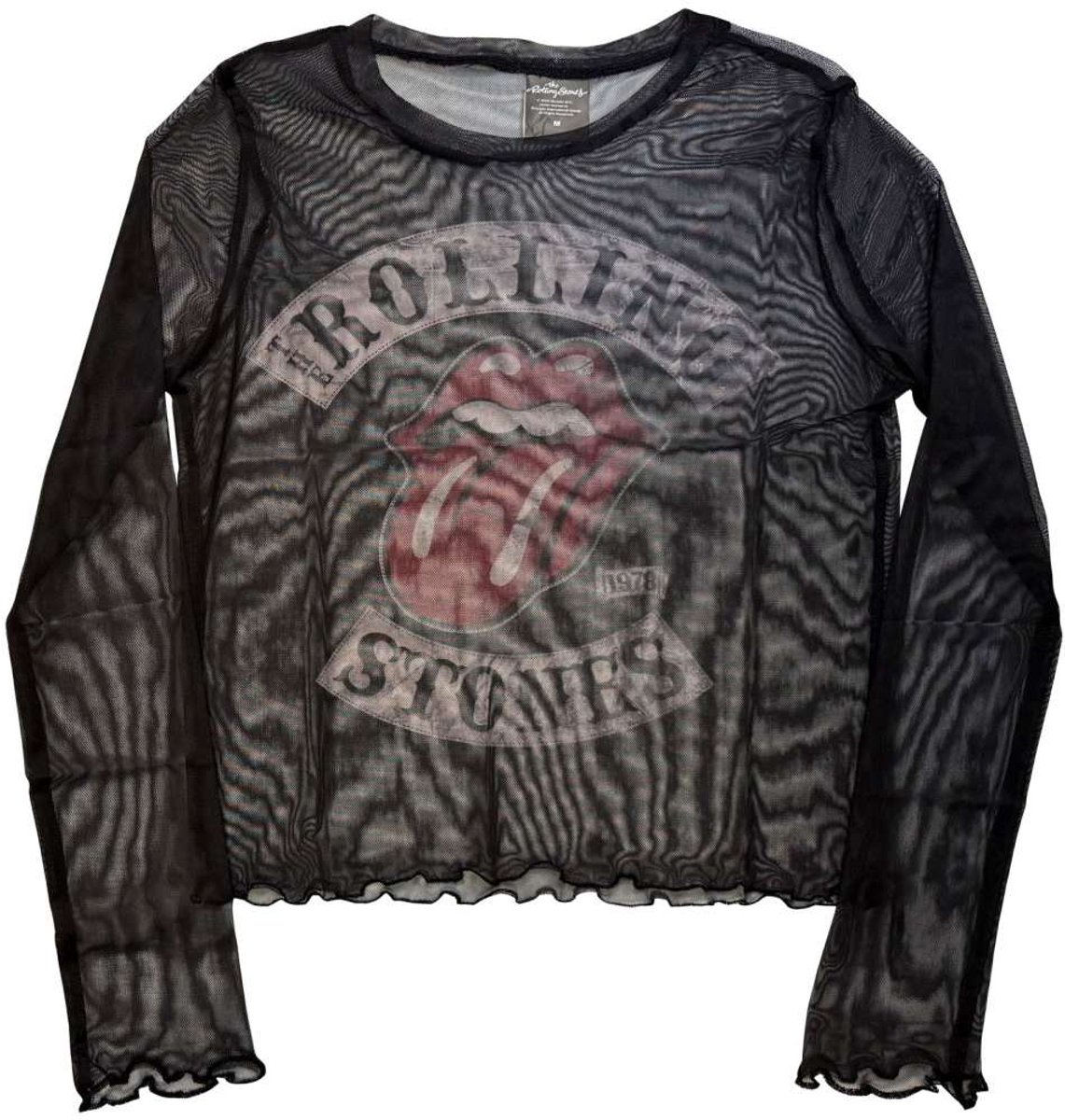 The Rolling Stones - Tour 78 Crop top - XS - Zwart
