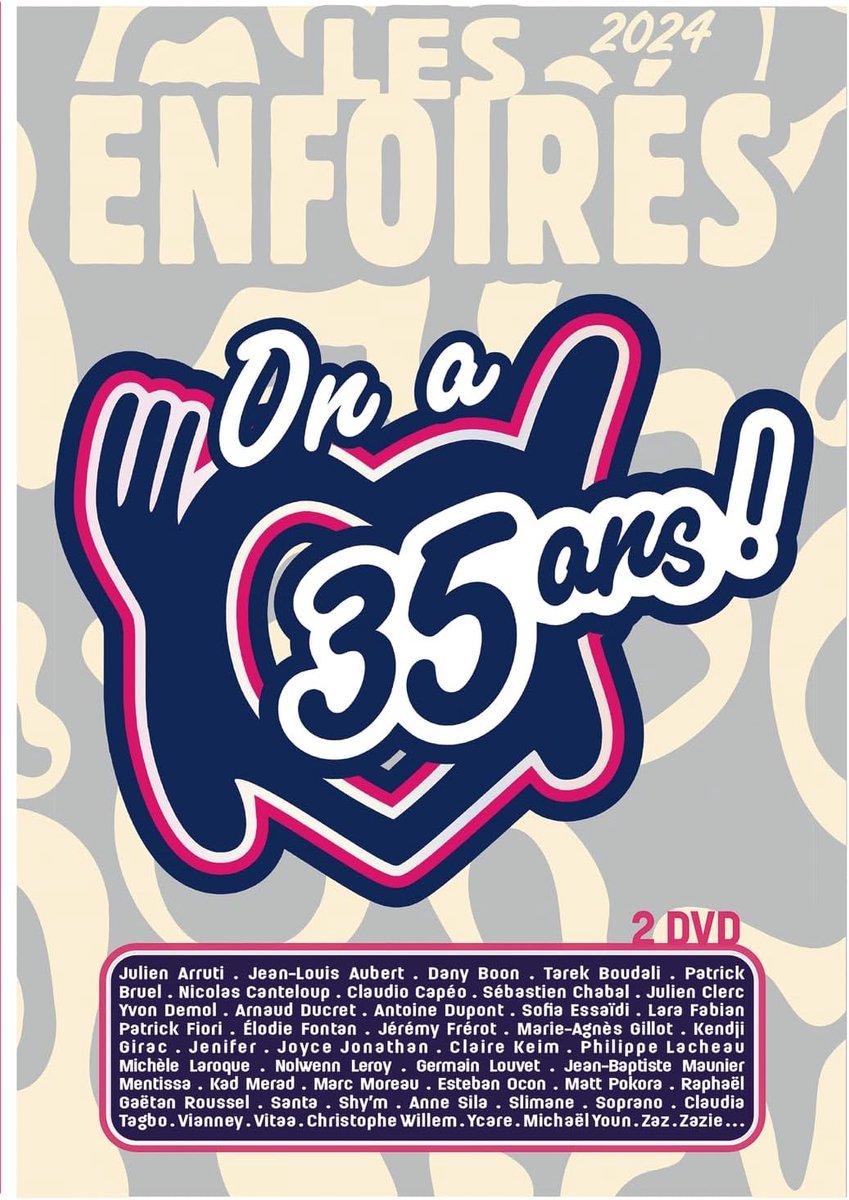 Les Enfoirés 2024 - CD - 35 jaar muziekverhalen - Geniet van een unieke ervaring - ShopVlot