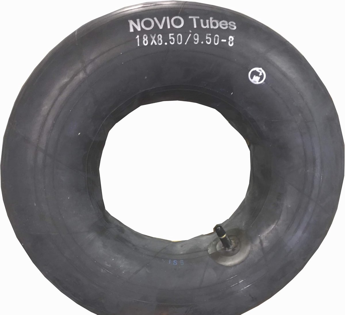 Hose 18x8.50-8/9.50-8 - Rechtse ventiel - Topkwaliteit - Vervangslang voor zitmaaiers - ShopVlot