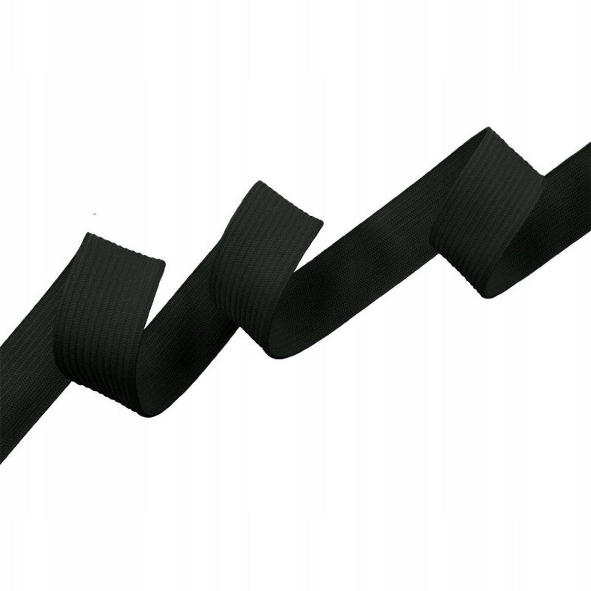 Markless donkergroene elastische band 20 mm x 5 m - Kleding en handwerk