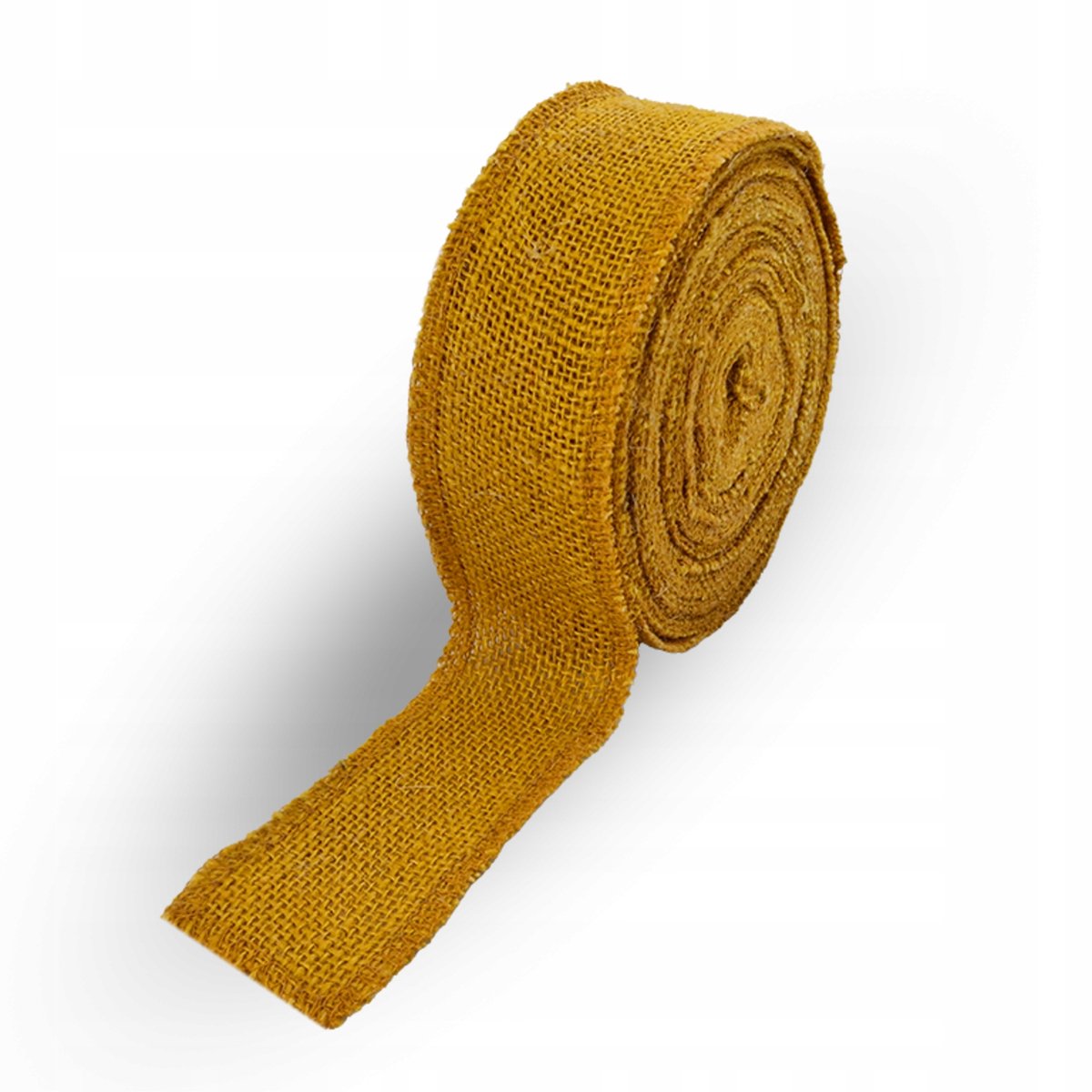 Gouden Jute Lint 5cm x 10m - Natuurlijke Decoratiestof
