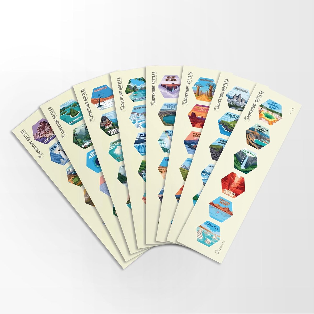 Wonders stickers set - kleurrijke decoratie - voor creatieve projecten - blijvende herinneringen - ShopVlot