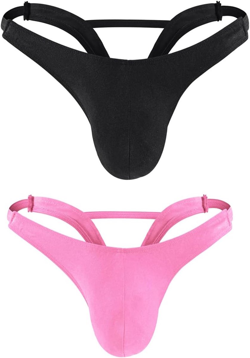 Heren Pouch Thong Ondergoed M - Katoen - Lage taille - Comfortabele pasvorm - SnelShoppen