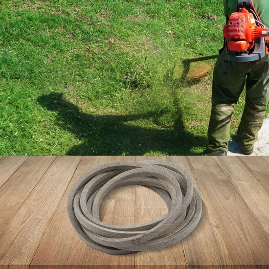 Aandrijfriem Grasmaaier - V-snaar Reserveonderdeel - Tuinonderhoud - Duurzame Aramide Constructie - 5/8 x 178 inch - Zwart — afbeelding 2