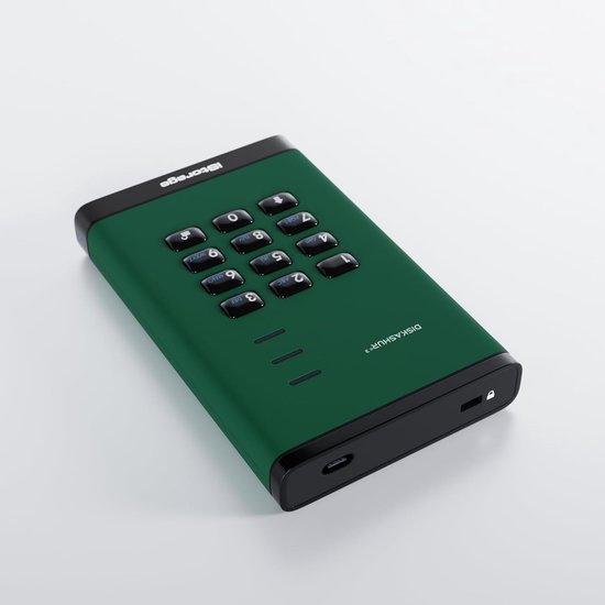 Draagbare Harde Schijf - Externe Opslag Data Schijf - Digitale Assets Beschermen - Wachtwoordbeveiligd Encryptie - 1 TB - Groen — afbeelding 3