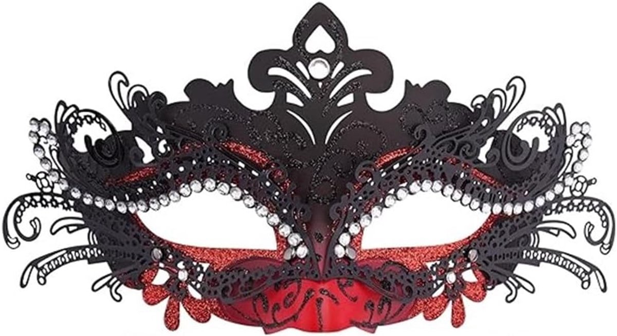 Venetiaans masker - decoratief - kleurrijk ontwerp - perfect voor carnaval - SnelShoppen
