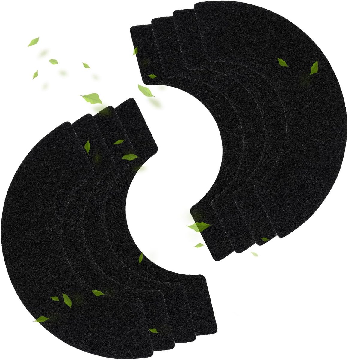 Kattenbakfilters 8 Pack - Koolstoffilter - Geurabsorberend - Houdt uw huis fris - m-winkel