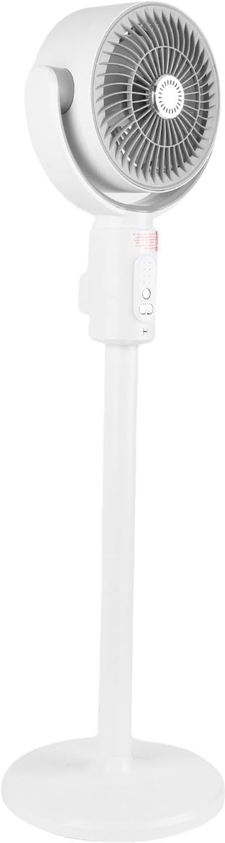 Staande Ventilator - Vloerventilator - Ruimte Koelen - 180 Graden Oscillatie - Verstelbare Hoogte - Zwart